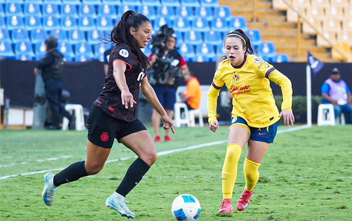 América cae 3–0; Portland es tercero en la Concacaf W Champions Cup 4 AMERICA FEM