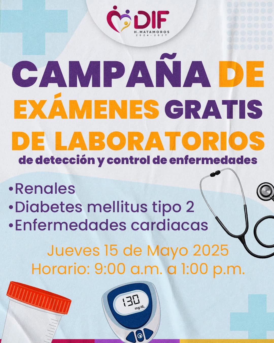 Promueve DIF Matamoros campaña de exámenes médicos 1 DIF Matamoros