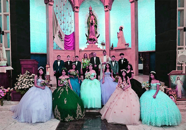 Jóvenes guadalupenses celebran sus XV 'a lo grande' 1 GUADALUPE 2