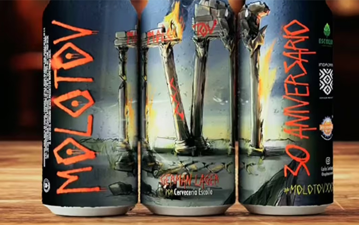 Molotov lanza su propia cerveza, en los 30 años de carrera 1 MOLOTOV