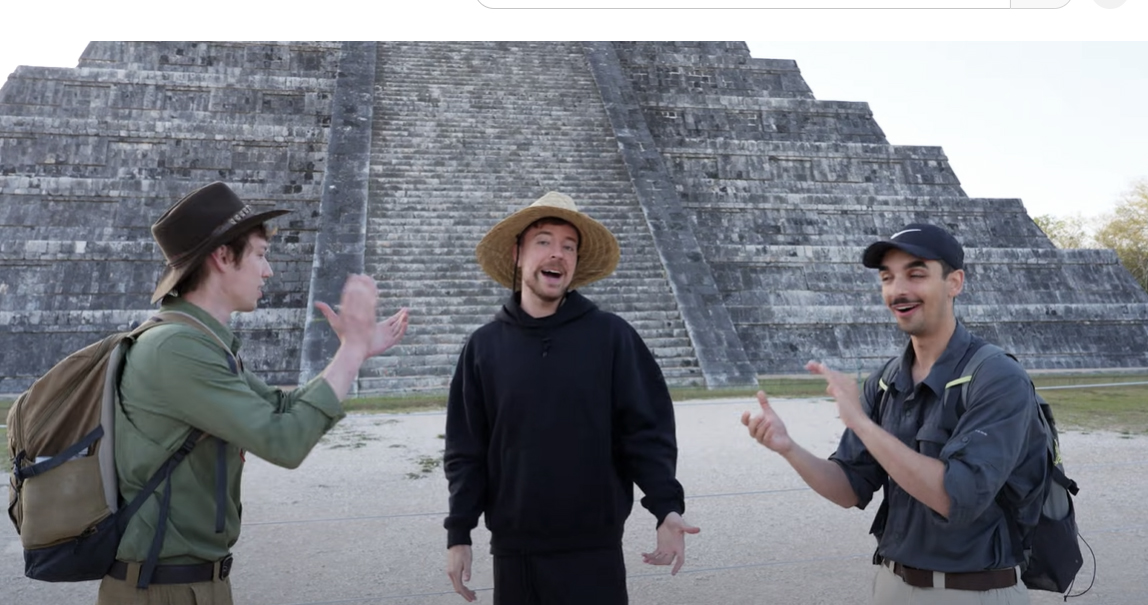 Salinas Pliego reacciona a polémica de MrBeast en Calakmul 1 PIRAMIDE 2