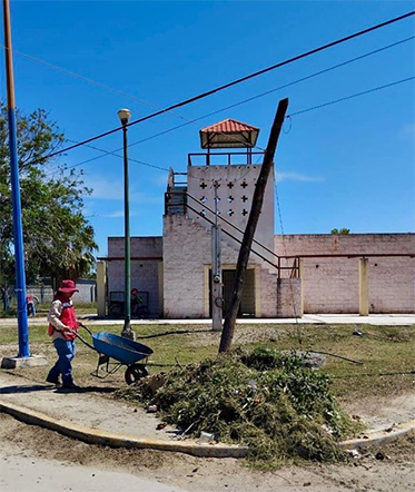 Trabaja el Gobierno de San Fernando en cuidado de espacios públicos 1 SAN FERNANDO 2 3