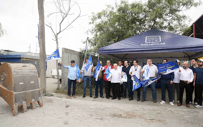 Empresarios apoyan rehabilitación de vialidad en San Nicolás 1 SAN NICOLAS 2