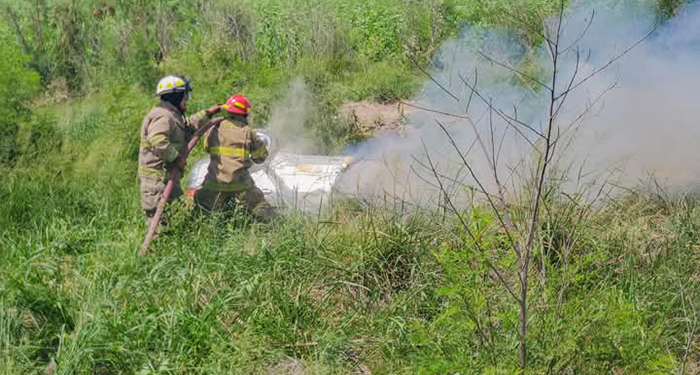 Vehículo se incendia al volcar en la Reynosa–Río Bravo 2 494820298 712456357854565 8529212918709076995 n