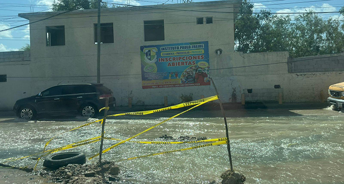 Reportan mega fuga de agua en Rancho Grande 1 504465891 738225648787666 1449863963923344983 n