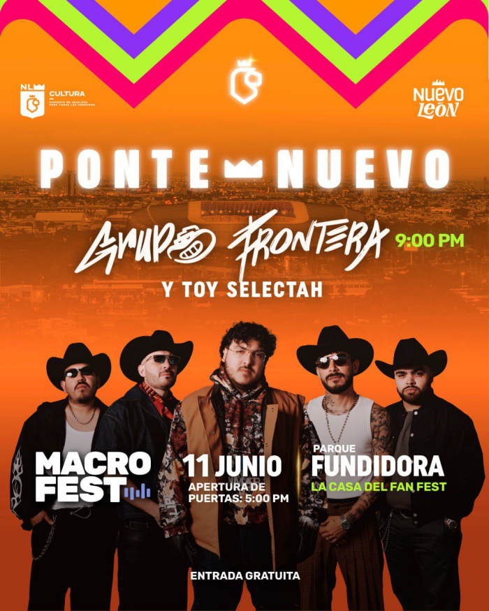 Macrofest con Grupo Frontera: rumbo al Mundial 1 5f0fd6a0 0d26 4fc6 beb7 dc863eefb11d700 1
