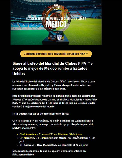 FIFA da por clasificado al América al Mundial de Clubes por error 1 ANUNCIO