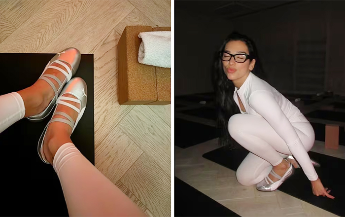 Dua Lipa presume sus sneakerinas, los tenis de la temporada 1 DUA LIPA 2