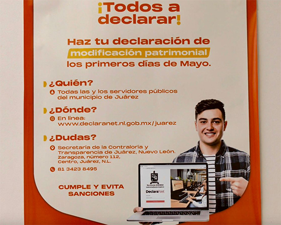 Juárez, está en orden con la transparencia 1 JUAREZ 2