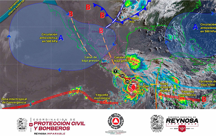 Se esperan lluvias torrenciales para los siguientes días 1 PC REYNOSA