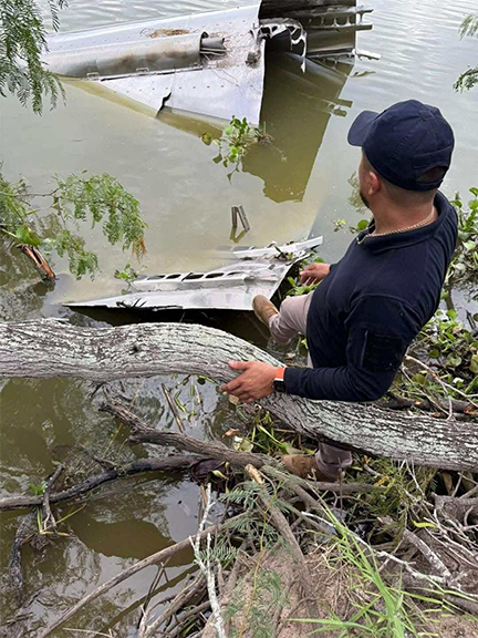 Recuperan restos de nave Starship en ejido 'La Burrita' en Matamoros 2 STARSHIP 2