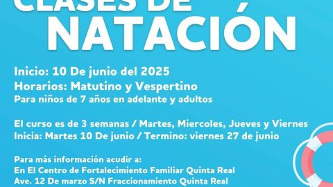 Inicia DIF Matamoros clases de natación en el Centro de Fortalecimiento Familiar Quinta Real 1 WhatsApp Image 2025 06 10 at 12.04.12 PM