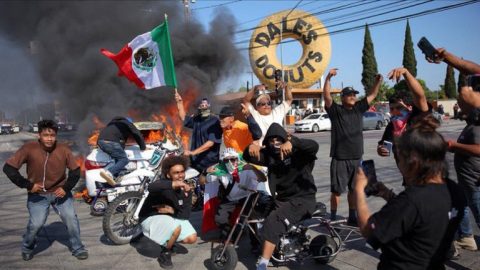 Siguen protestan en Los Ángeles contra redadas migratorias 2 protestas3