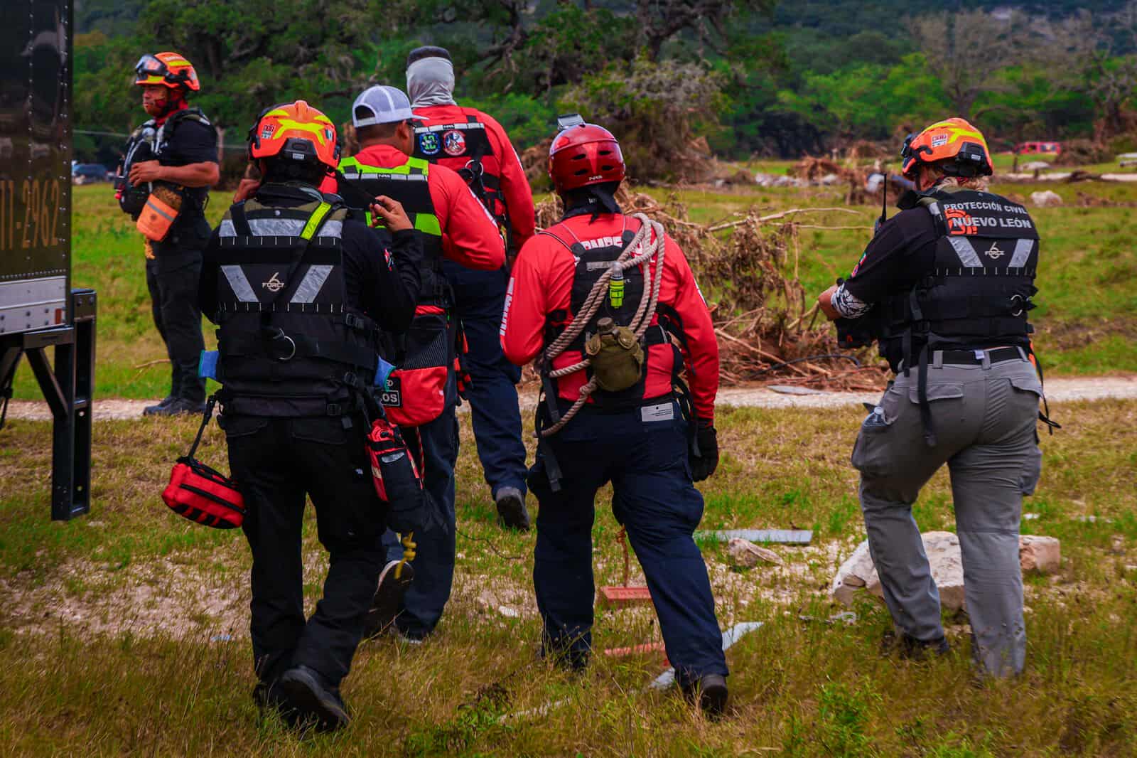 Protección Civil de Nuevo León llega a operaciones de búsqueda a Texas 1 517208003 1262311372174879 8064249133538018960 n