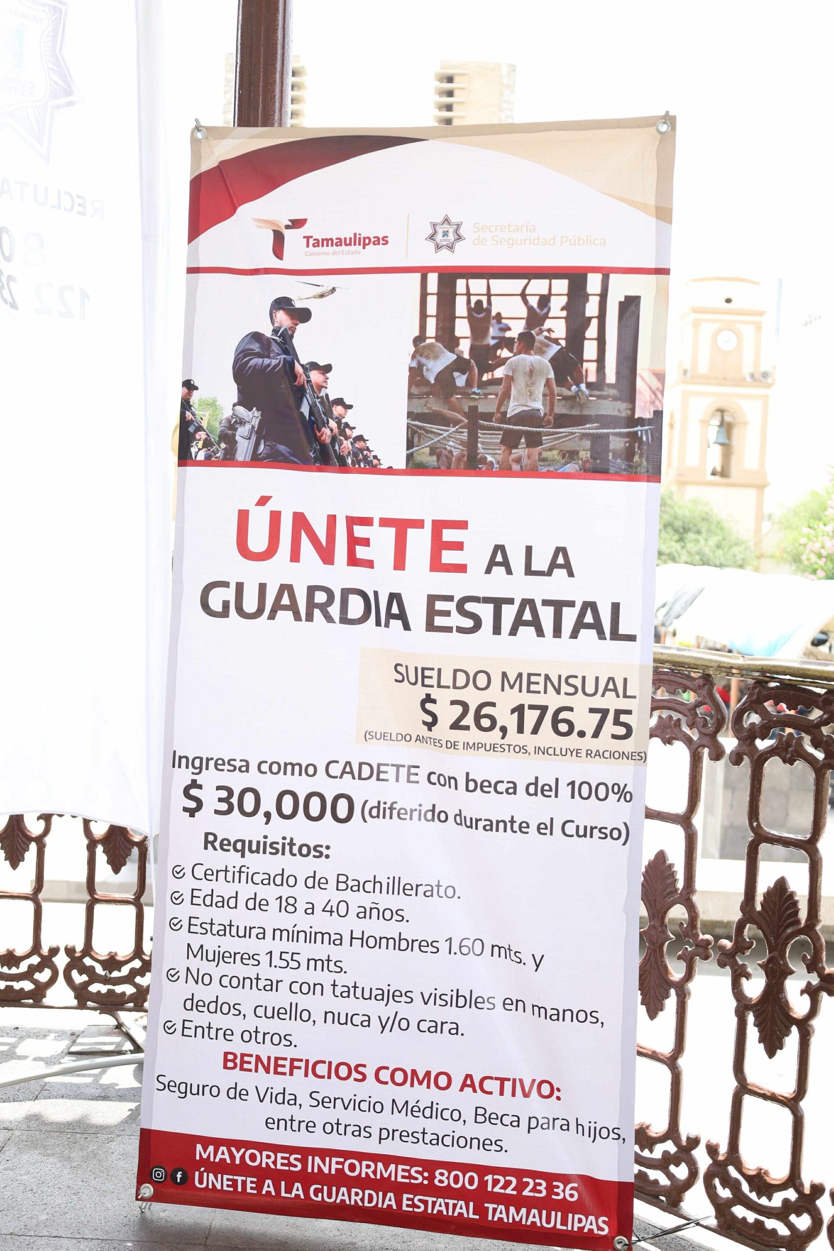Instalan módulo de reclutamiento para la Guardia Estatal en Reynosa 1 523374385 1374887073604406 2310486393244267693 n scaled