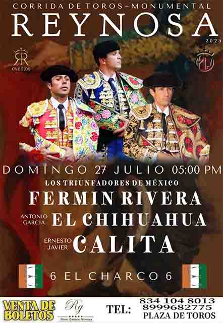 La fiesta taurina está de regreso en Reynosa 1 CARTEL