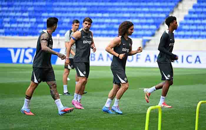 El PSG y Chelsea se concentran previo al juego de final del MDC 4 CHELSEA 3