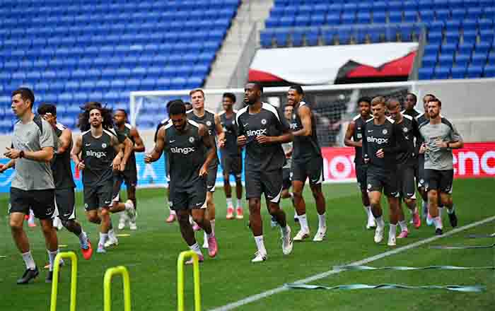 El PSG y Chelsea se concentran previo al juego de final del MDC 2 CHELSEA