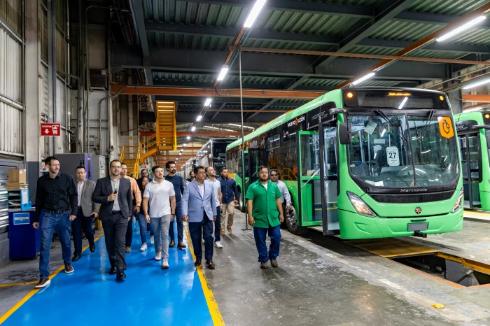 Supervisa Gobernador producción de unidades de transporte Volvo-Marcopolo hechas en NL 2 SUPERVISA GOBERNADOR PRODUCCION DE UNIDADES DE TRANSPORTE VOLVO MARCOPOLO HECHAS EN NL 02