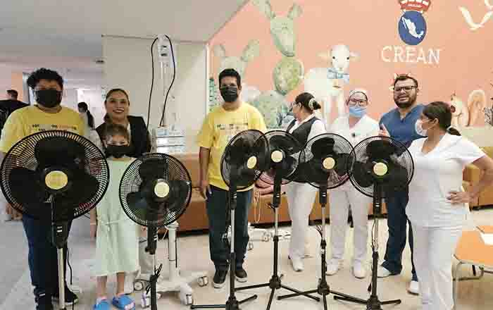 Entregan ventiladores al área de Oncología del IMSS 270 1 VENTILADORES 2