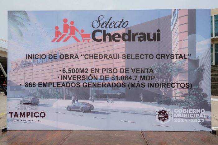 Tampico facilitador de inversiones, con el inicio de la Construcción de Chedraui Selecto 1 WhatsApp Image 2025 07 02 at 7.44.08 PM scaled e1751508702409