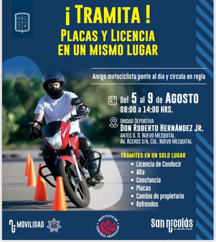 Tendrá San Nicolás campaña de regularización de motociclistas 1 WhatsApp Image 2025 07 31 at 4.27.02 PM e1754002688472