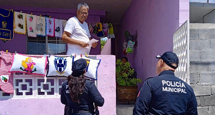 Lleva Santa Catarina seguridad casa por casa 3 0 3 2