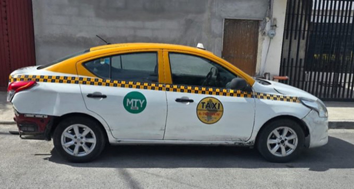 Detienen a hombre con taxi robado en Monterrey 1 524307860 779614977744820 3382557397820465645 n