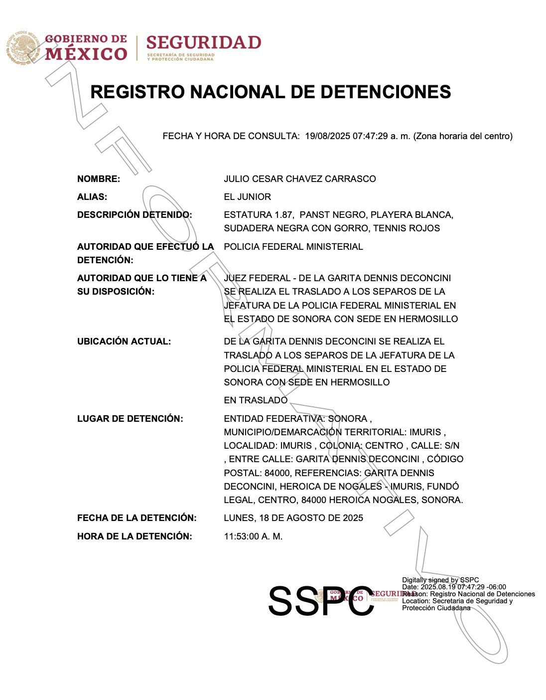 EU entrega a México a Julio César Chávez Jr 1 531399275 1070162968649703 277682445899281426 n