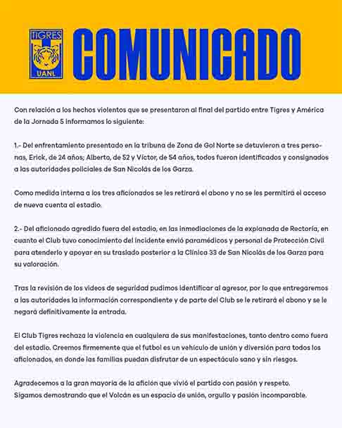 Ahora les retiran sus abonos y los vetan 1 COMUNICADO 1