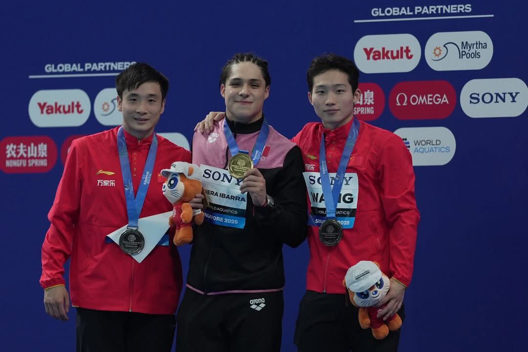 Osmar Olvera gana el oro en el Mundial de Deportes Acuáticos 2025 1