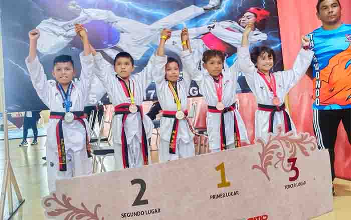 Logran taekwondistas reynosenses 20 medallas en torneo estatal 1 REYNOSA 2