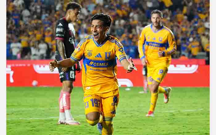 Festival de goles en El Volcán: Tigres golea 7–0 a Puebla 2 TIGRES