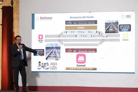 Una "anomalía" causó el percance de vía del Tren Maya: Lozano Águila 1 pre EUM20250820POL03