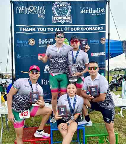 Logra JRM México bicampeonato en triathlon de Katy, Texas 3 triatlon 4