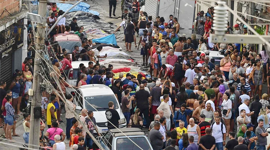Operativo policial en Brasil deja más de 100 muertos 1 BRASIL 1 1