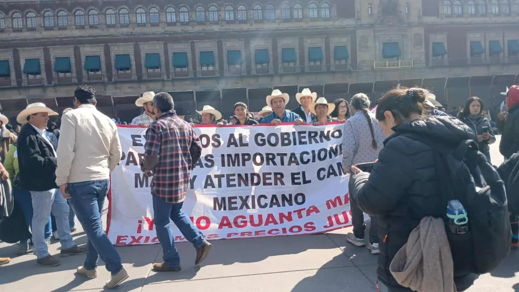 Productores del campo se manifiestan frente a Palacio Nacional para exigir precios justos 2 581964808 1521104632434367 8252756103527627471 n