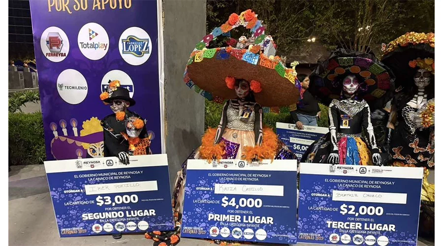 Reynosa celebra tradiciones con Desfile y Concurso de Catrinas 2025 1 CONCURSO