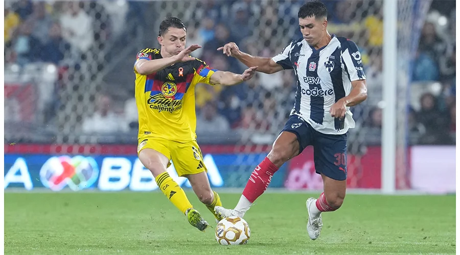 Monterrey sorprende y toma ventaja 2-0 en la ida ante América 4 CORCHO 1