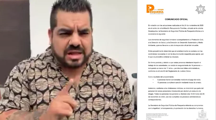 Denuncian presunto abuso de autoridad en Pesquería; autoridades lo niegan