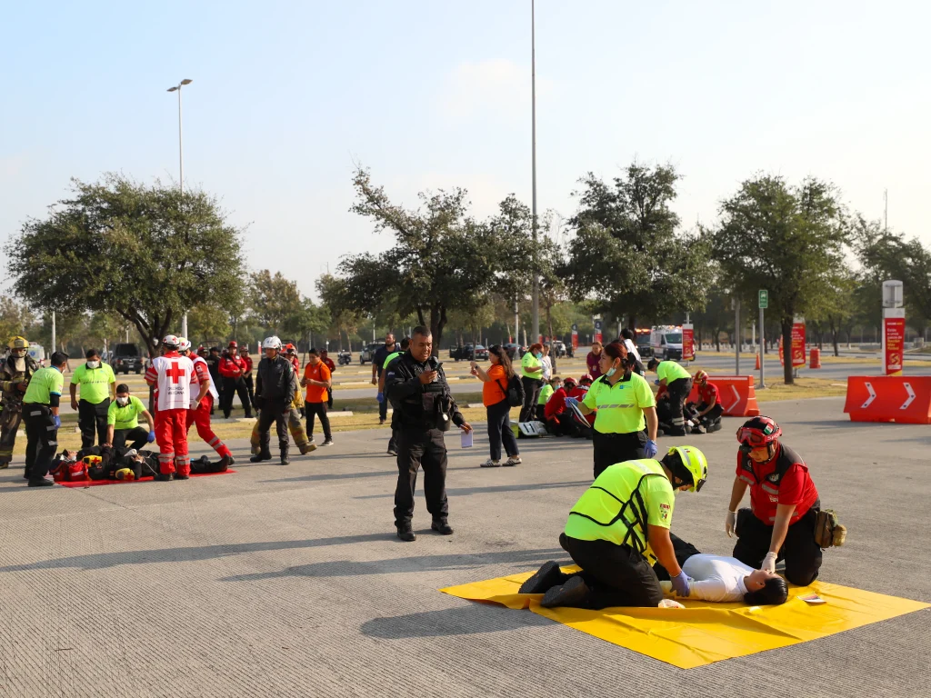 Realiza Secretaría de Salud simulacro de atención de emergencias de cara al Mundial 1 IMG 5450