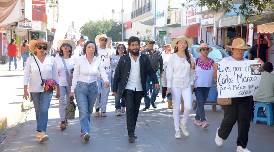 Ciudadanos en Victoria marchan al grito de 'México escucha, esta es tu lucha' 1 MARCHA VICTORIA 2