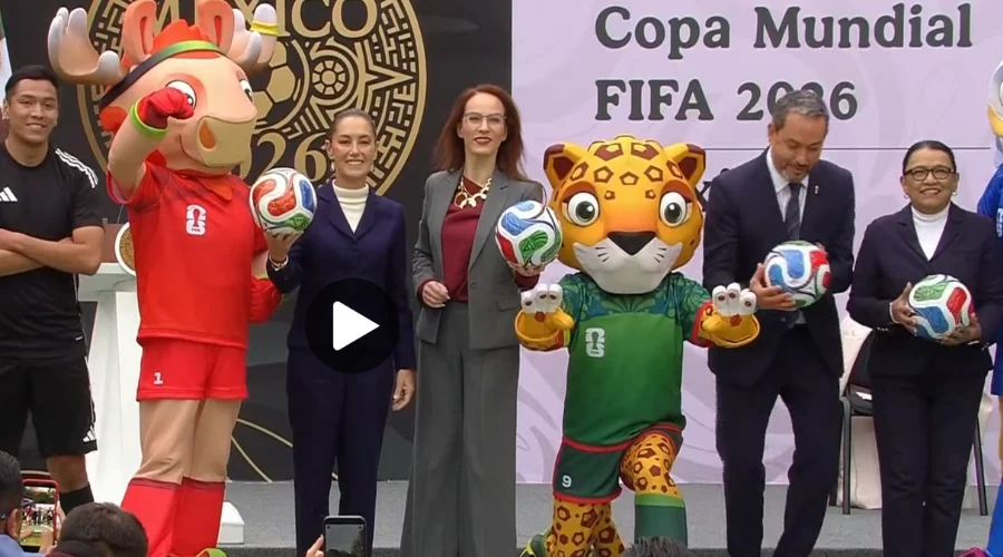 Presenta Sheinbaum Mundial en México