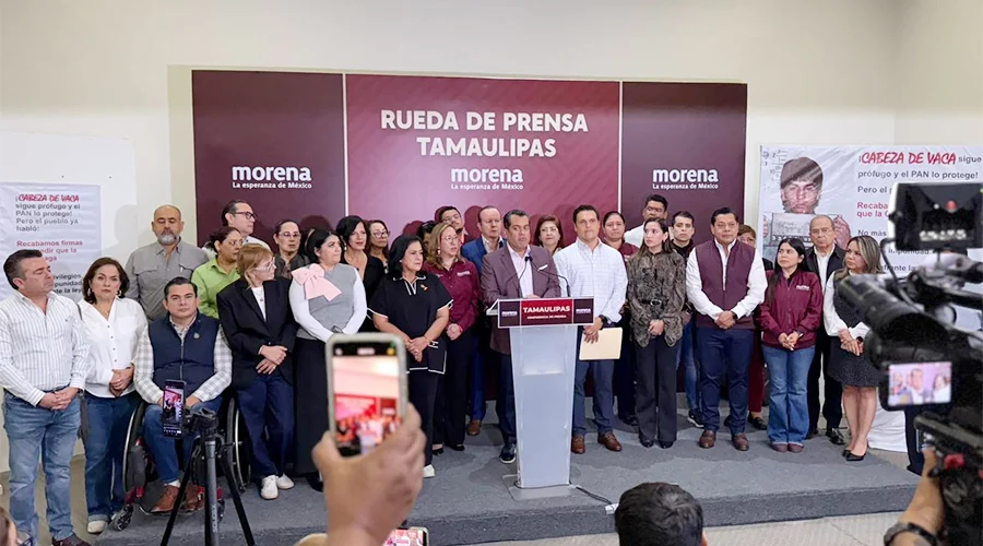 MORENA recabará firmas para solicitar aplicación de ley a Cabeza de Vaca 2 RUEDA 22