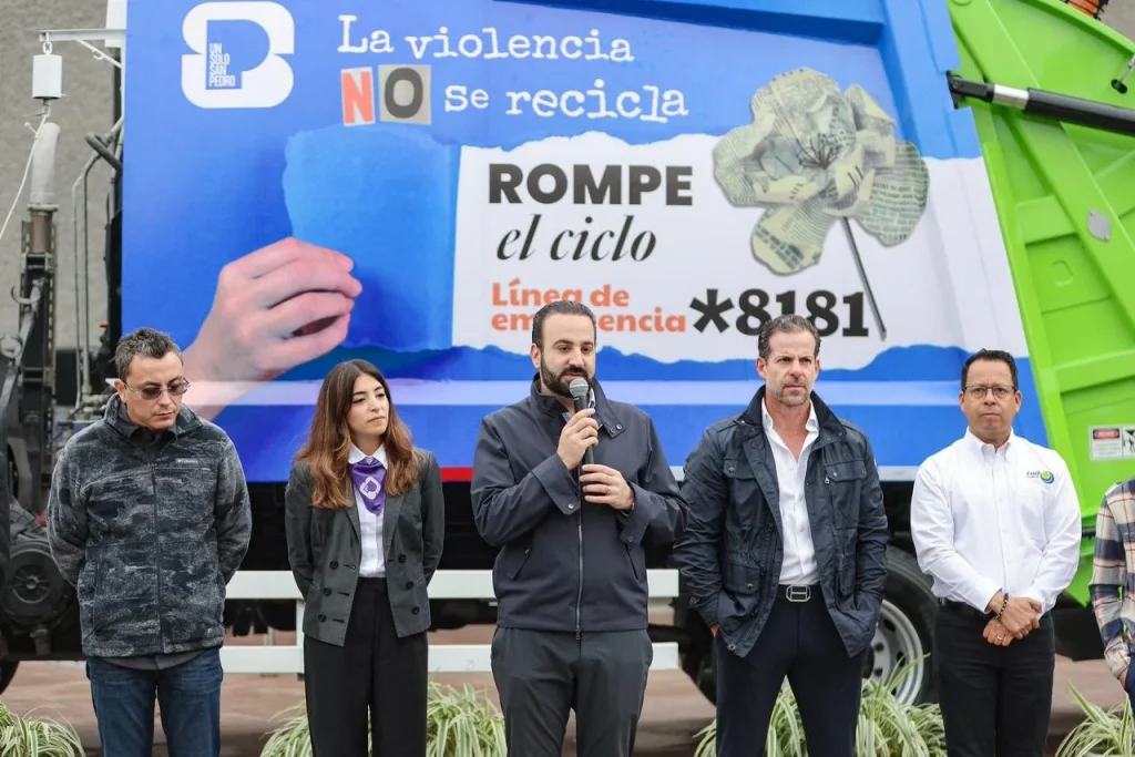 Lanzan San Pedro y Red Ambiental campaña 'La violencia no se recicla' 1 WhatsApp Image 2025 11 27 at 1.26.07 PM