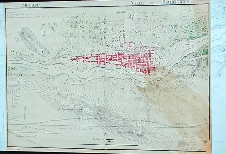 Muestran al público los mapas inéditos de Monterey 1 mapa 11