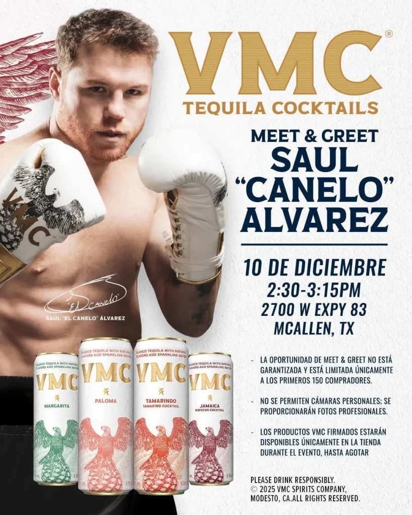 Canelo Álvarez visita McAllen para promocionar su marca de tequila 1 597152844 2778211429177152 939145704500147276 n