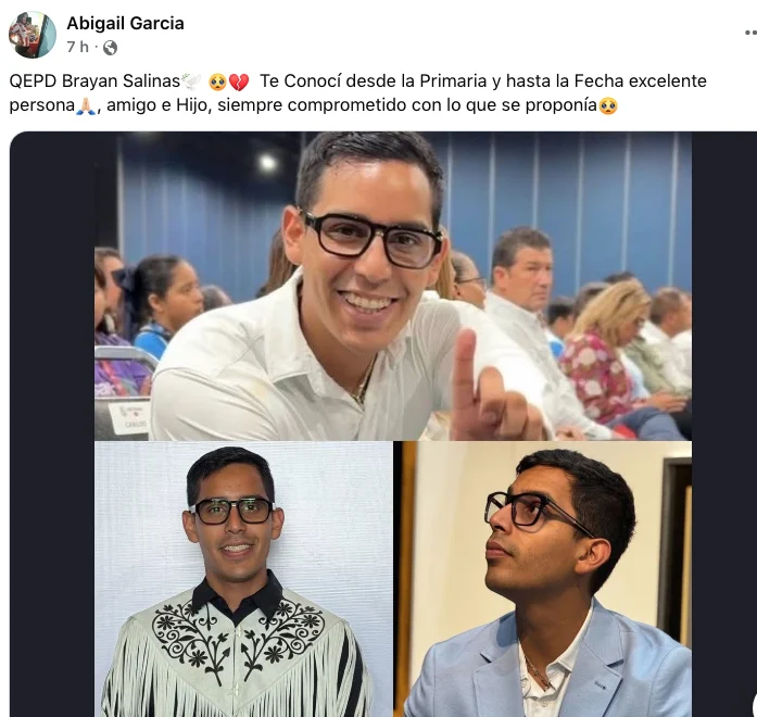 Ayuntamiento llamará a regidor titular para relevar a Brayan Vicente Salinas 1 597566972 4359119891072992 9165624338608821355 n