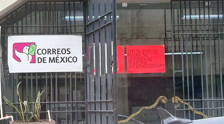Trabajan bajo protesta empleados de Correos de México 2 604385059 849759978035792 7020797548938731337 n