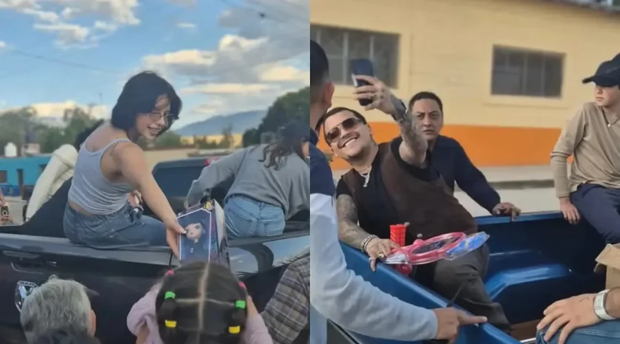 Acción navideña de la familia Aguilar desata críticas en redes